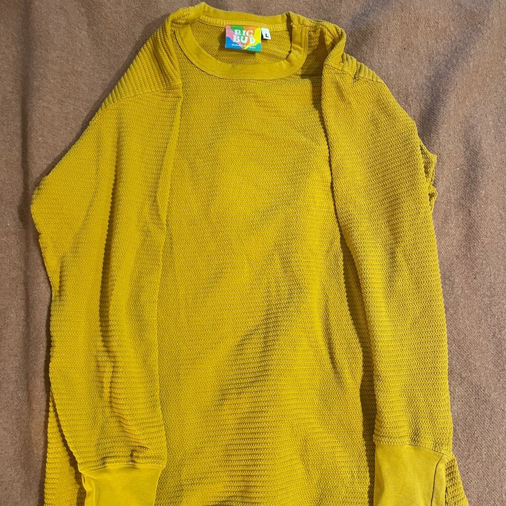 Big Bud Press Thermal, Yellow, Size Large
